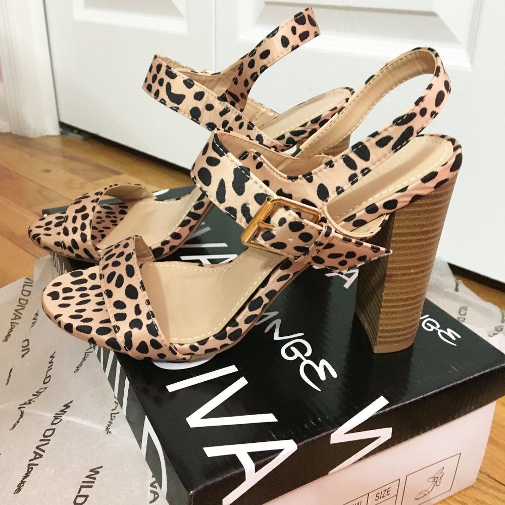 NEW | Wild Diva | Cheetah Print Heels Size 7.5